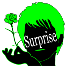 (EN)It's written all over your face sticker #6871071