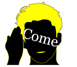 (EN)It's written all over your face sticker #6871074