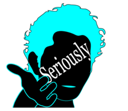 (EN)It's written all over your face sticker #6871075