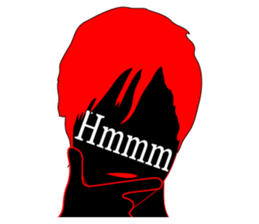 (EN)It's written all over your face sticker #6871076