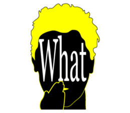 (EN)It's written all over your face sticker #6871080