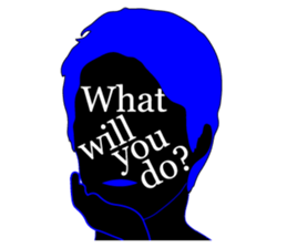 (EN)It's written all over your face sticker #6871084