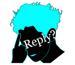 (EN)It's written all over your face sticker #6871087