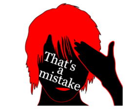 (EN)It's written all over your face sticker #6871088