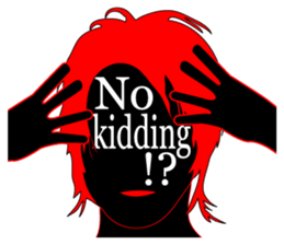 (EN)It's written all over your face sticker #6871094