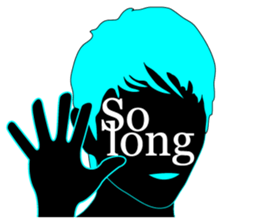 (EN)It's written all over your face sticker #6871099