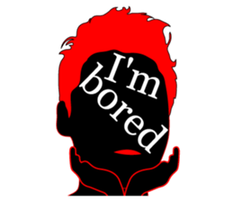 (EN)It's written all over your face sticker #6871100