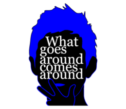 (EN)It's written all over your face sticker #6871102