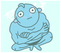 Fish macho sticker #6872098