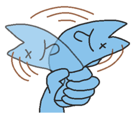 Fish macho sticker #6872101