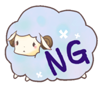 Colorful*Sheep sticker #6872228