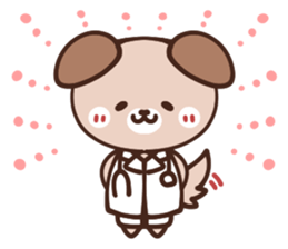 Doctor dog sticker #6872384