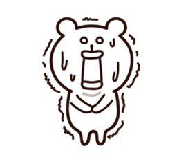 big lips bear3 sticker #6872746