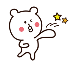 big lips bear3 sticker #6872747