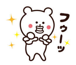 big lips bear3 sticker #6872749