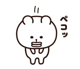 big lips bear3 sticker #6872750