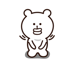 big lips bear3 sticker #6872752