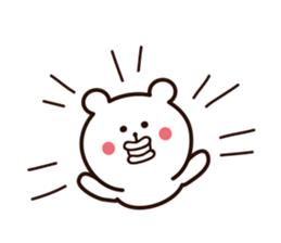 big lips bear3 sticker #6872757