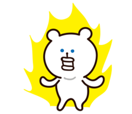 big lips bear3 sticker #6872780