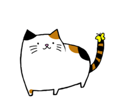 Mike's tortoiseshell cat sticker #6872952