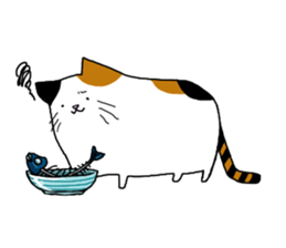 Mike's tortoiseshell cat sticker #6872963