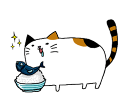 Mike's tortoiseshell cat sticker #6872964