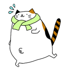 Mike's tortoiseshell cat sticker #6872973