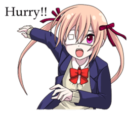 2nd grade syndrome girl EN sticker #6873000