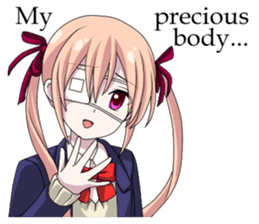 2nd grade syndrome girl EN sticker #6873009