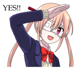 2nd grade syndrome girl EN sticker #6873012