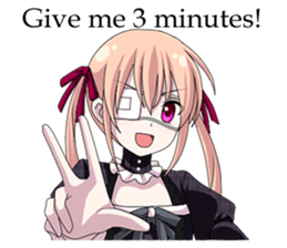 2nd grade syndrome girl EN sticker #6873014