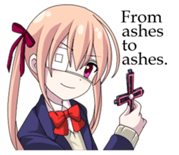 2nd grade syndrome girl EN sticker #6873020