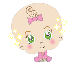 mini Baby Girl sticker #6873591