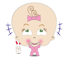 mini Baby Girl sticker #6873595