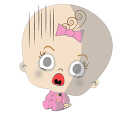 mini Baby Girl sticker #6873610