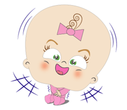 mini Baby Girl sticker #6873618