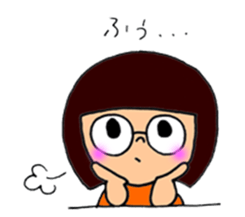 meganekko Hagutan 2 sticker #6874036