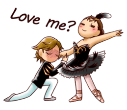 A ballerina's life 2 sticker #6874135