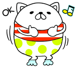 Nerd cat in invective surreal sticker #6874149