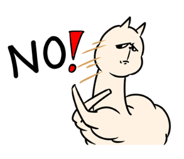 Cool Japan! Hi alpaca! sticker #6874551