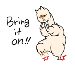 Cool Japan! Hi alpaca! sticker #6874563