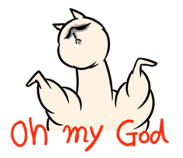 Cool Japan! Hi alpaca! sticker #6874567