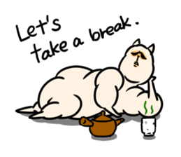 Cool Japan! Hi alpaca! sticker #6874580