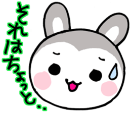 The nice and kind rabbits sticker #6875193