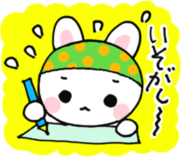 The nice and kind rabbits sticker #6875205