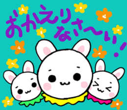 The nice and kind rabbits sticker #6875212