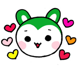 The nice and kind rabbits sticker #6875221