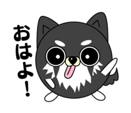 Round dog Leo sticker #6875424