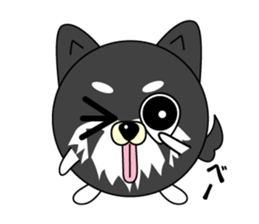 Round dog Leo sticker #6875447