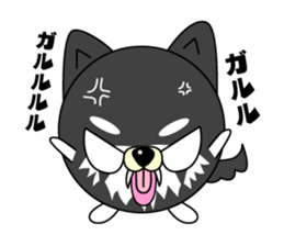 Round dog Leo sticker #6875450